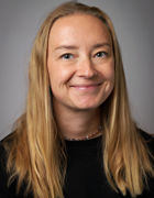 en person med langt hår